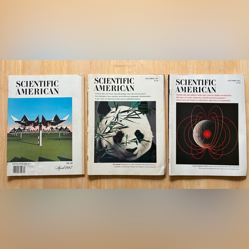 Lot 3: 1987 Scientific American Magazines